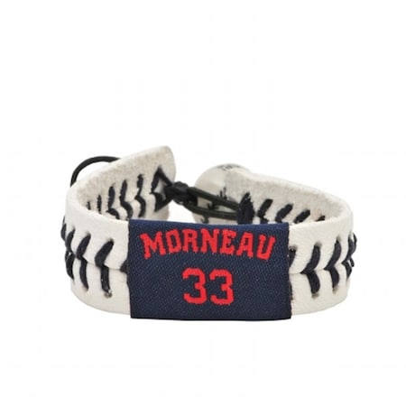 Gamewear MLB Minnesota Twins - Justin Morneau Leather Wrist Band GWBBMINAJMO